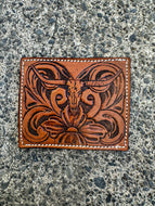 Longhorn Skull card slip